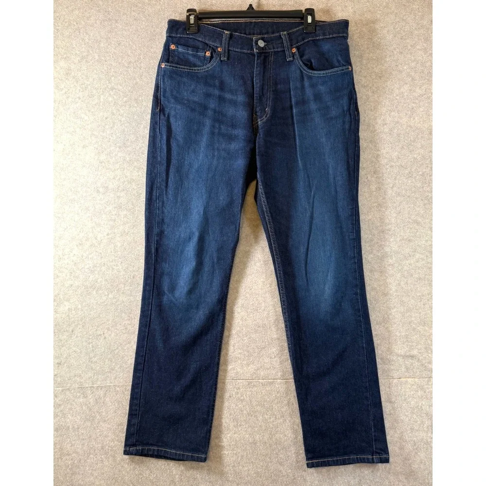 Levi's 511 Slim Fit Jeans 34x30 Dark Indigo Denim Stretch 04511-4534